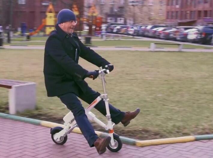 Airwheel scooters Testing in Russia